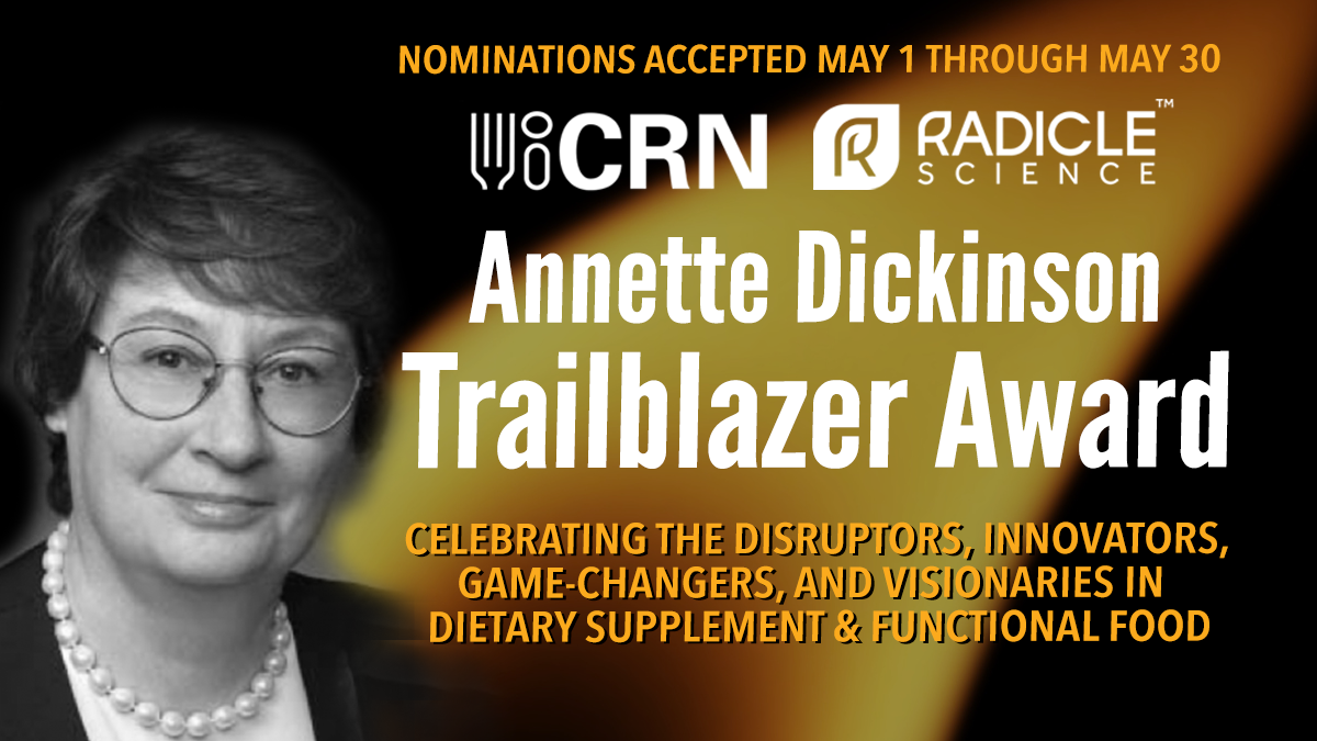CRN and Radicle Science Announce 2025 Annette Dickinson Trailblazer Award